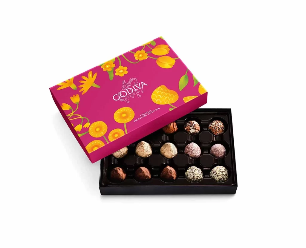 Godiva Spring Celebration Trio Gift Set Packaging