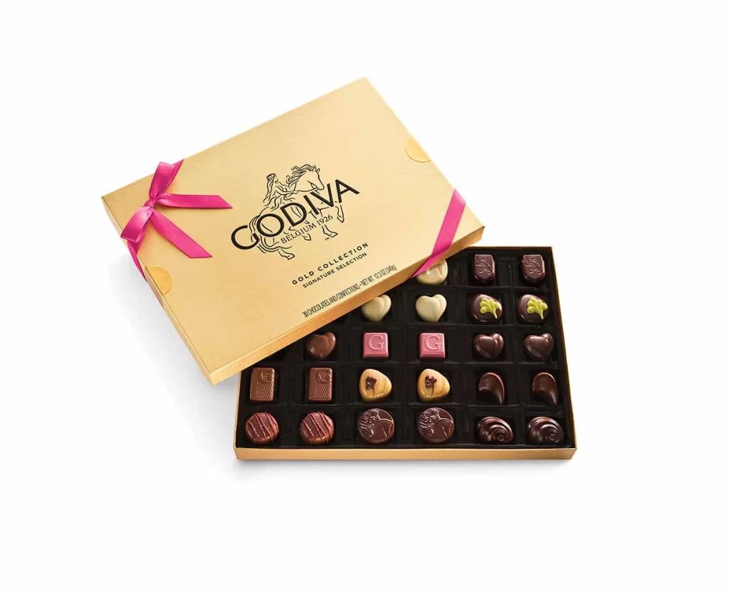 Godiva Springtime Elegance Trio Gift Set Packaging