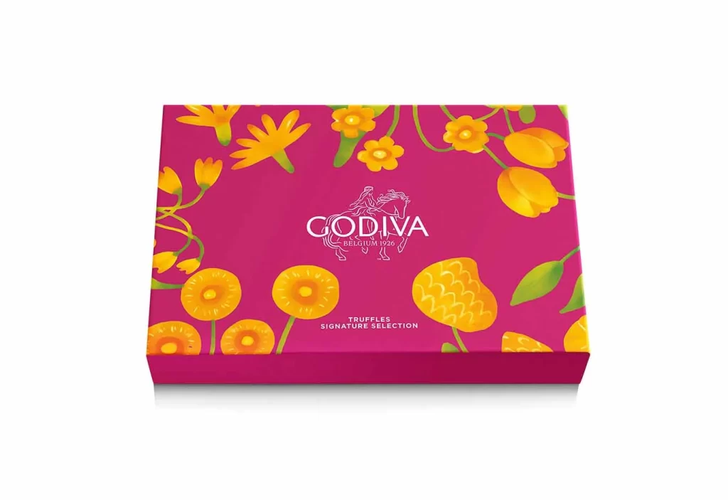 Godiva Springtime Elegance Trio Gift Set Packaging