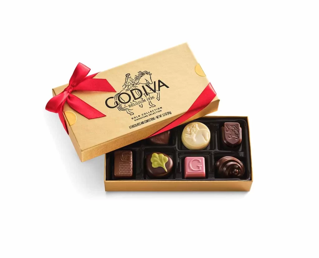 Godiva Stocking Stuffers Gift Set Packaging