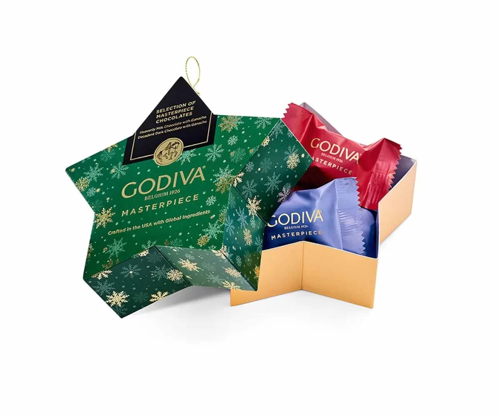 Godiva Stocking Stuffers Gift Set Packaging