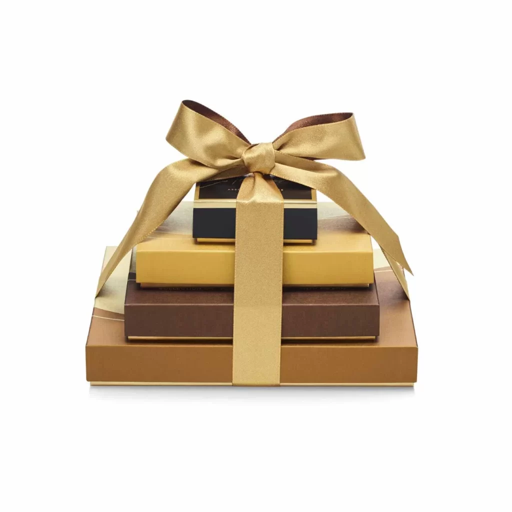 Godiva Sweet Surprise Gift Tower Classic Ribbon Packaging