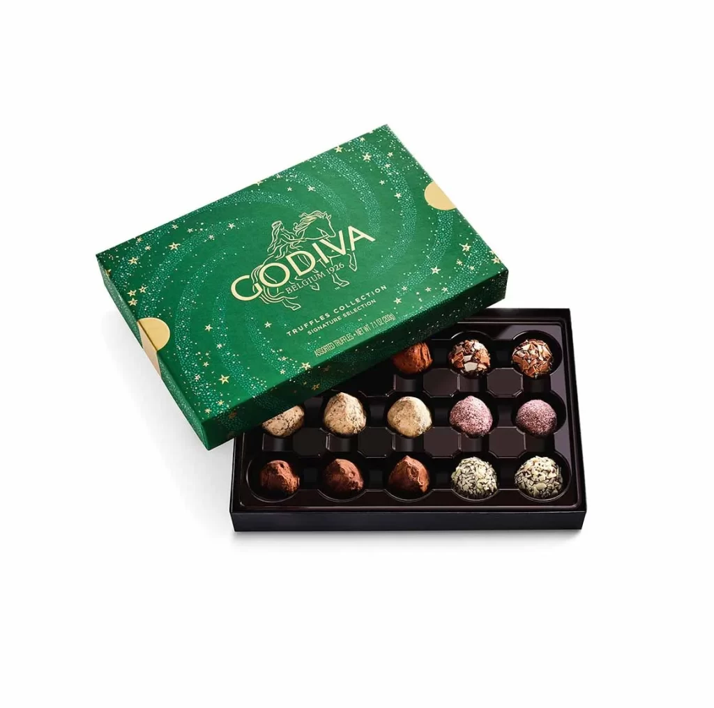 Godiva The Ultimate Holiday Trio Gift Set Packaging