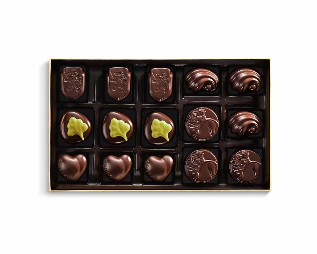 Godiva Ultimate Dark Chocolate Gift Set Packaging
