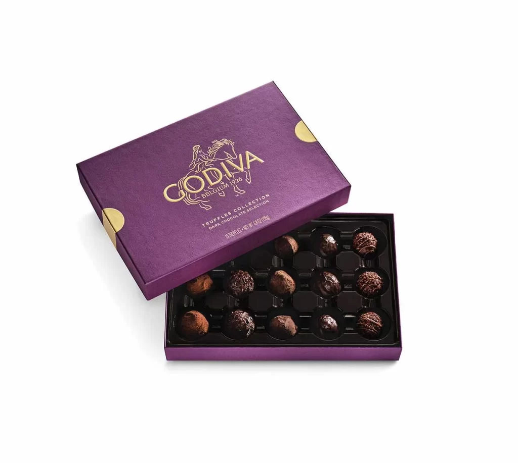 Godiva Ultimate Dark Chocolate Gift Set Packaging