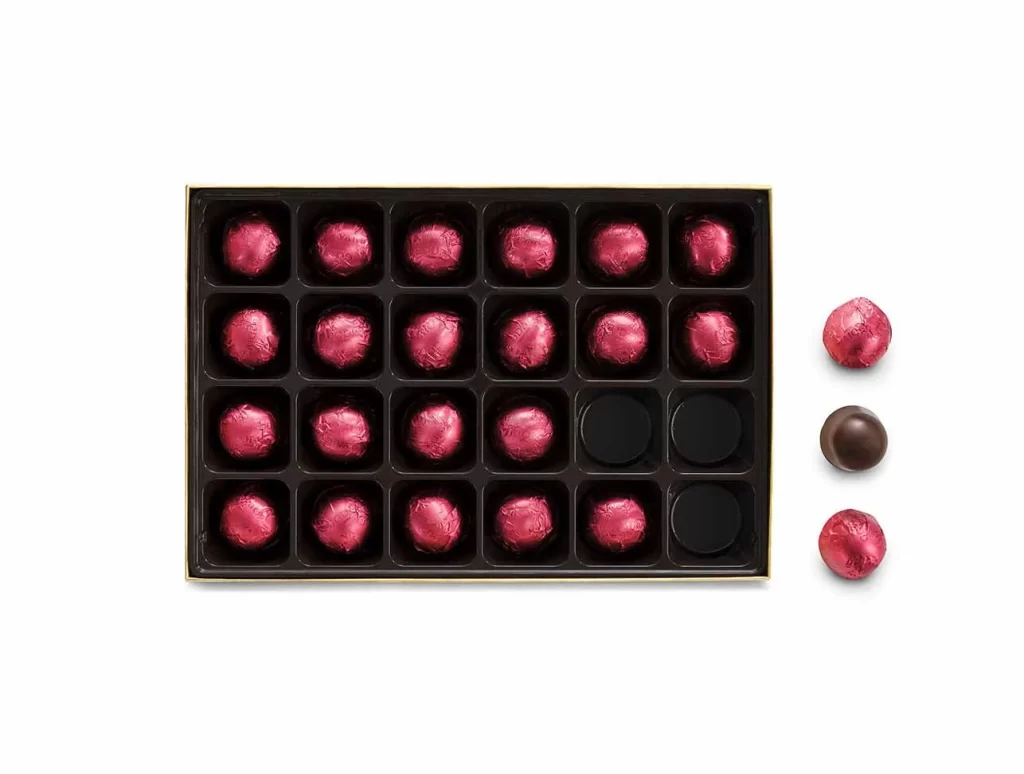 Godiva Valentines Dark Chocolate Lovers Gift Set Packaging
