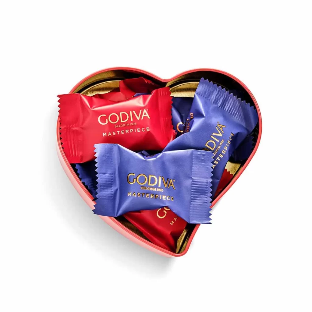 Godiva Valentines Day Luxury Trio Gift Set Packaging