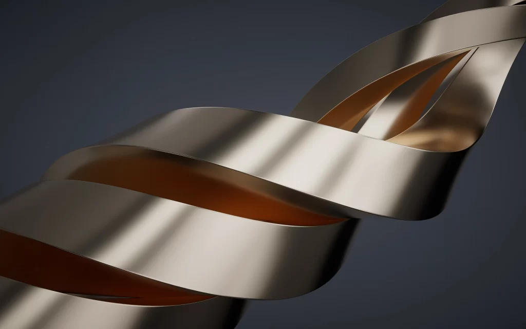 Gold 3D Layered Gradient Background