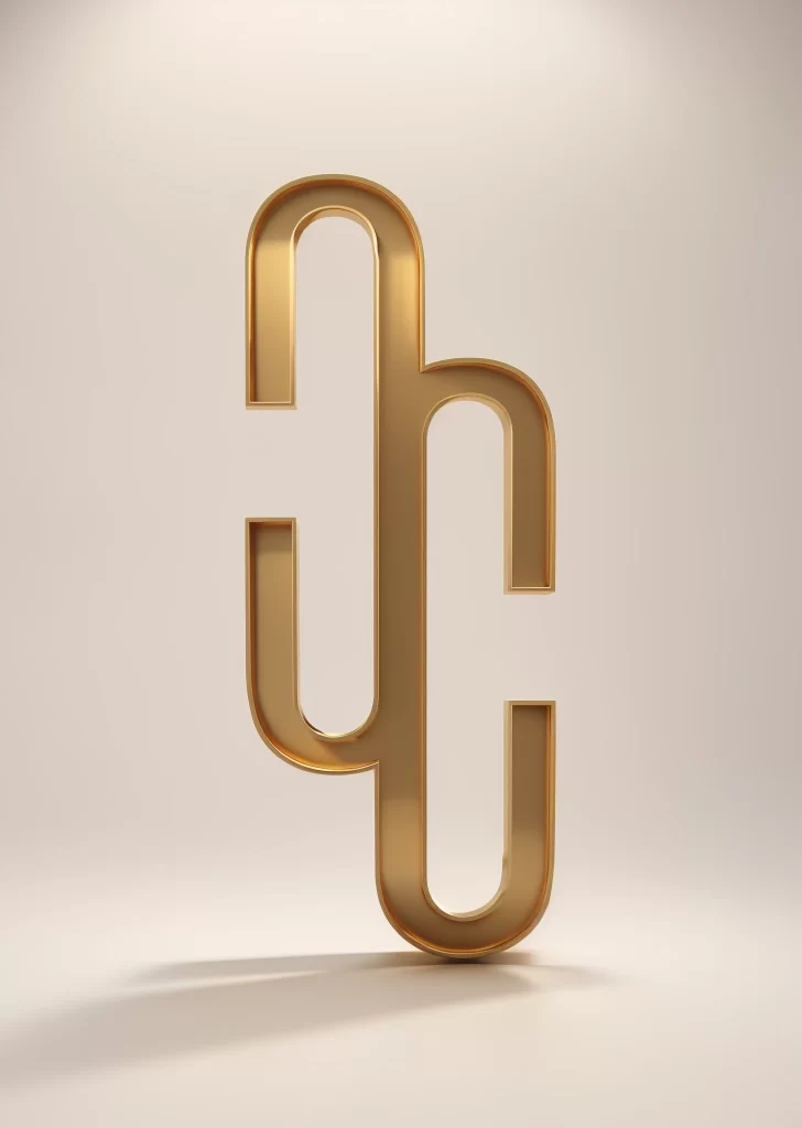 Gold 3D Misty Gradient Background
