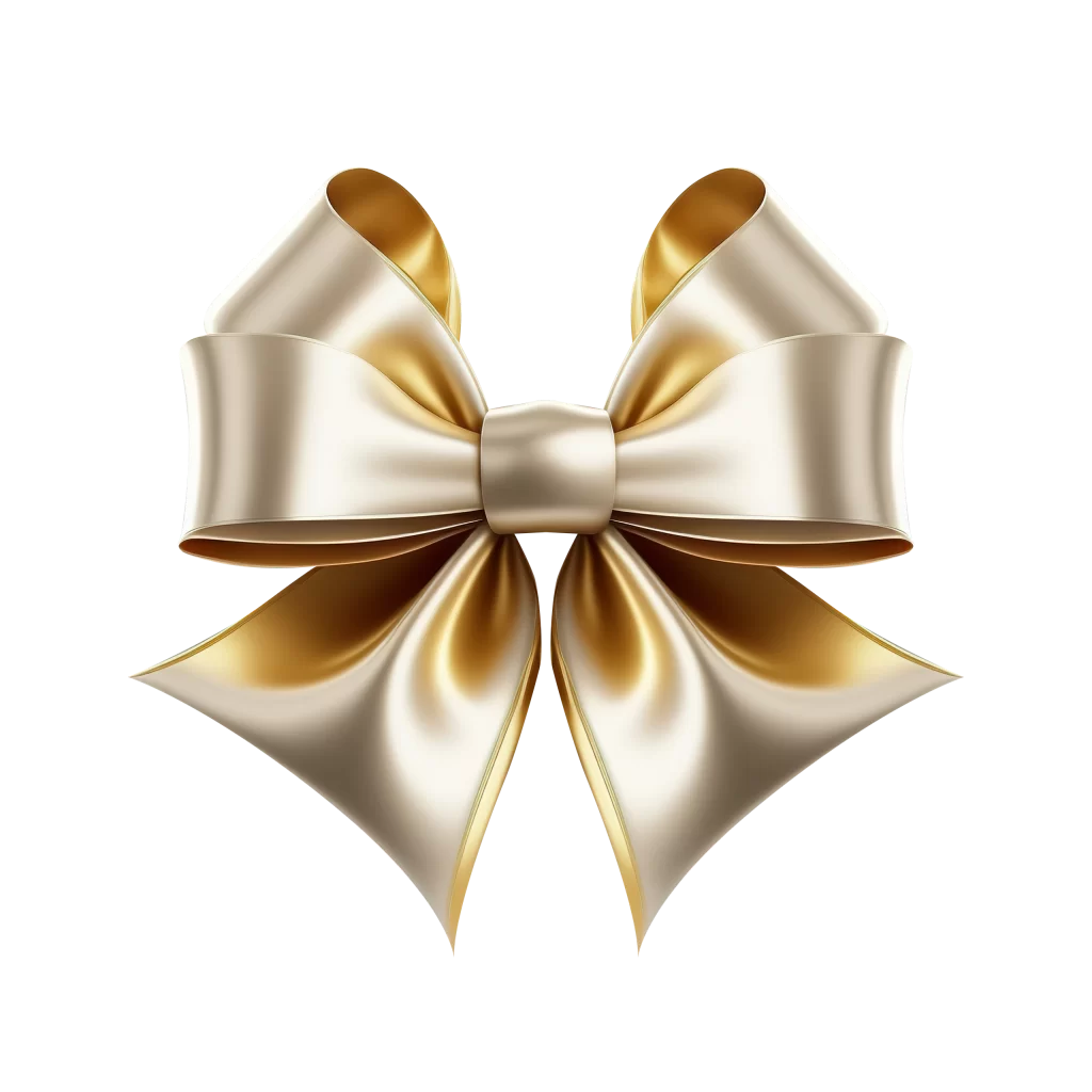 White Gradient Ribbon 3D Background