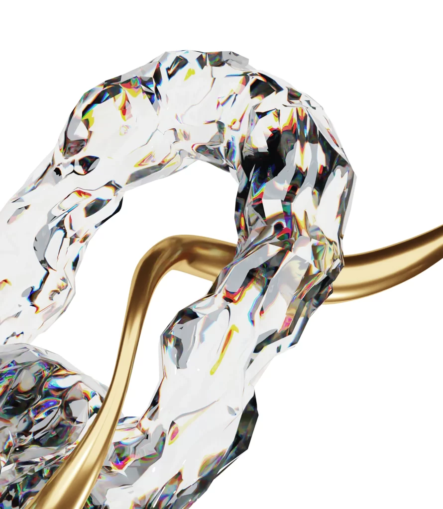Gold 3D Vivid Gradient Background