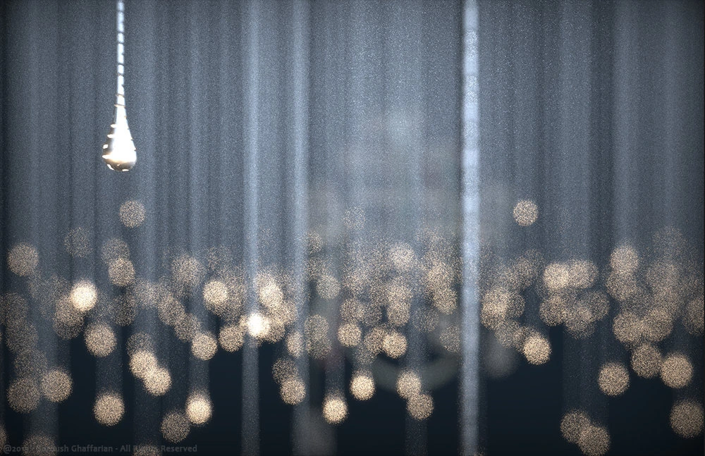 Gold Bokeh Texture Background