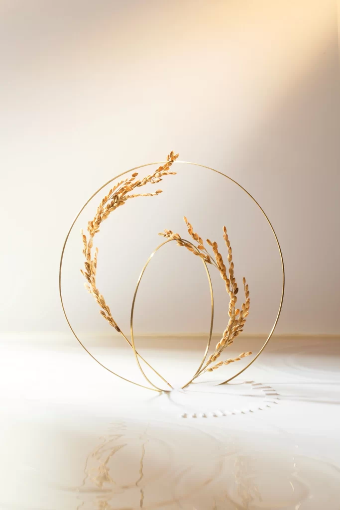 Gold Bold Abstract Background