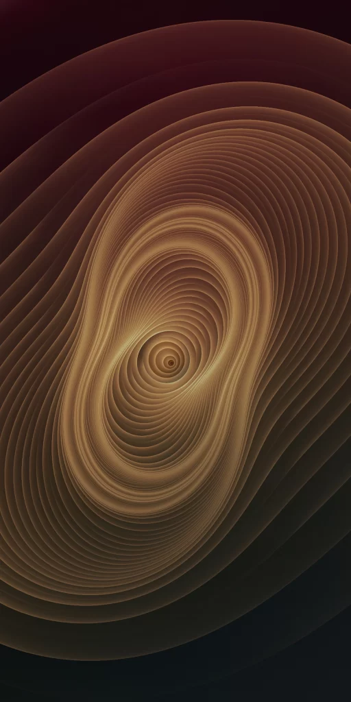 Gold Circle Abstract Background