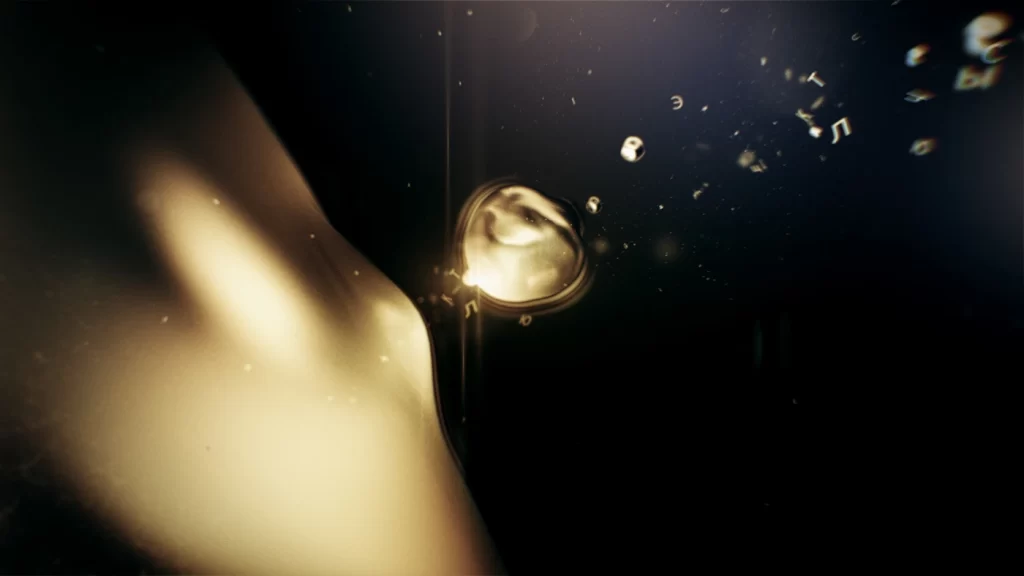 Black Bold Bokeh Abstract Background