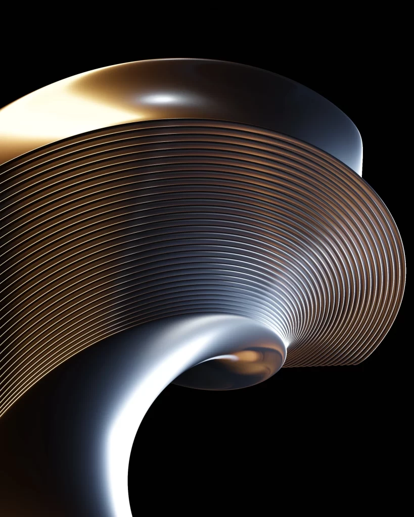 Gold Deep 3D Background