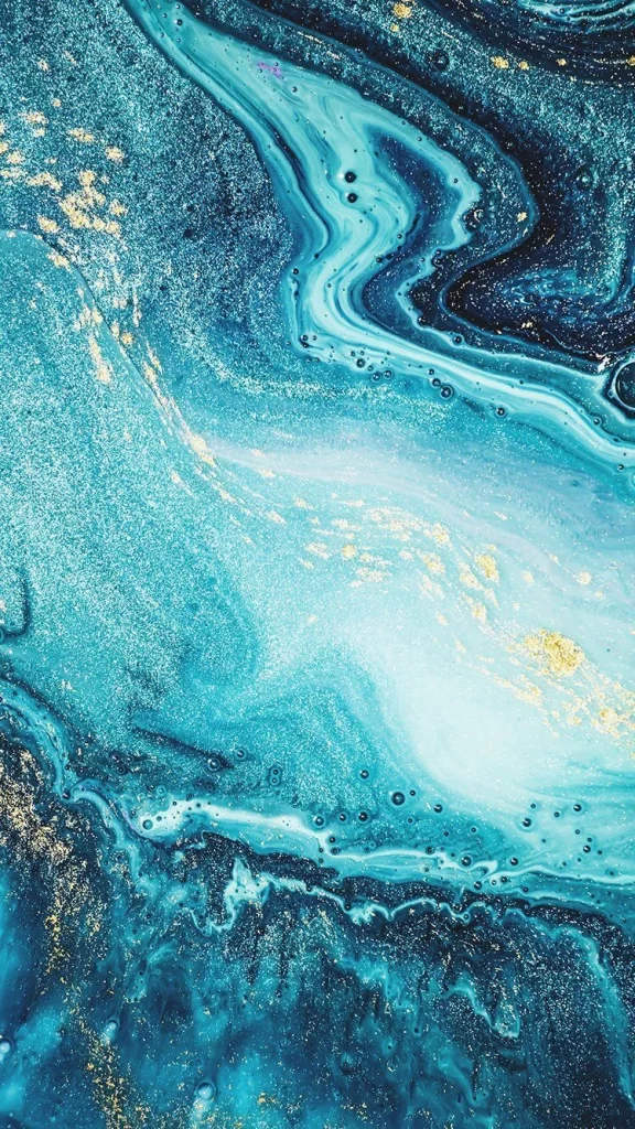 Gold Flow Abstract Background