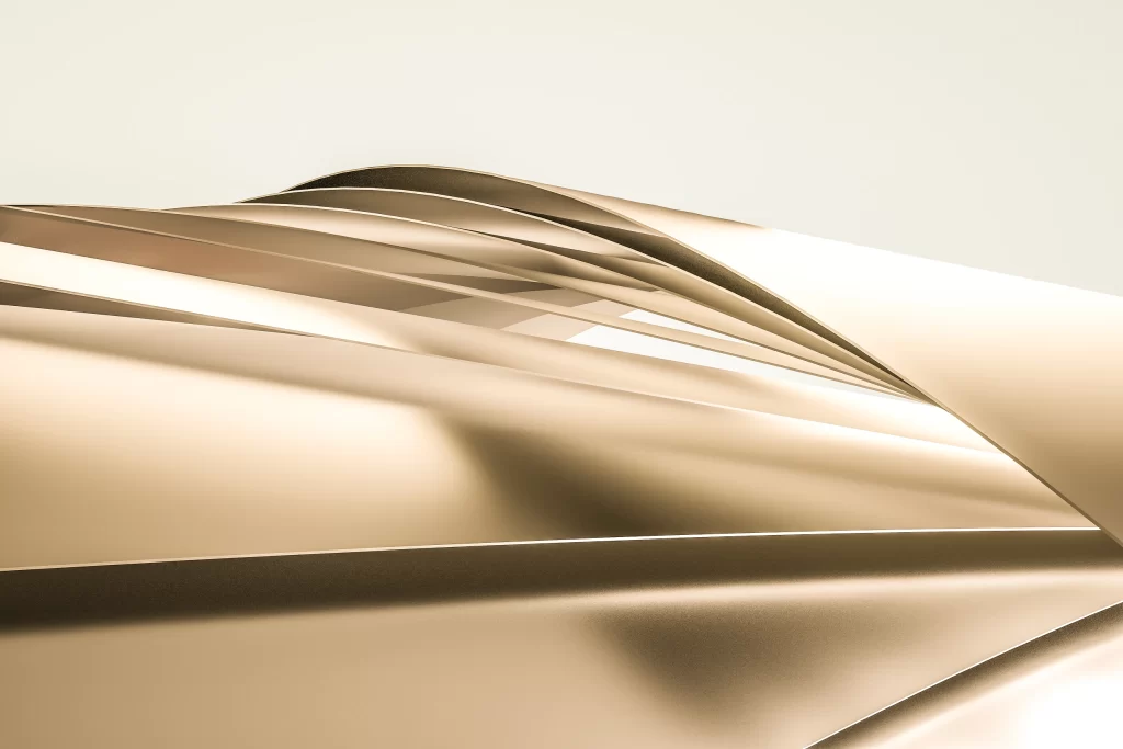Gold Glow 3D Background