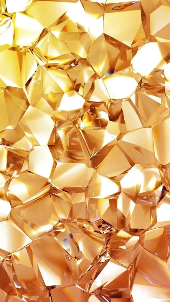 Gold Gradient Geometric Background