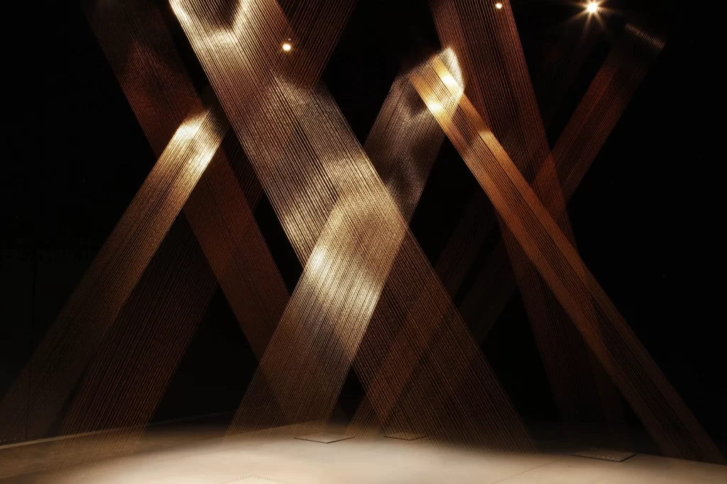 Gold Light Abstract Background