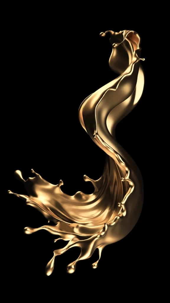 Black Liquid Soft 3D Background
