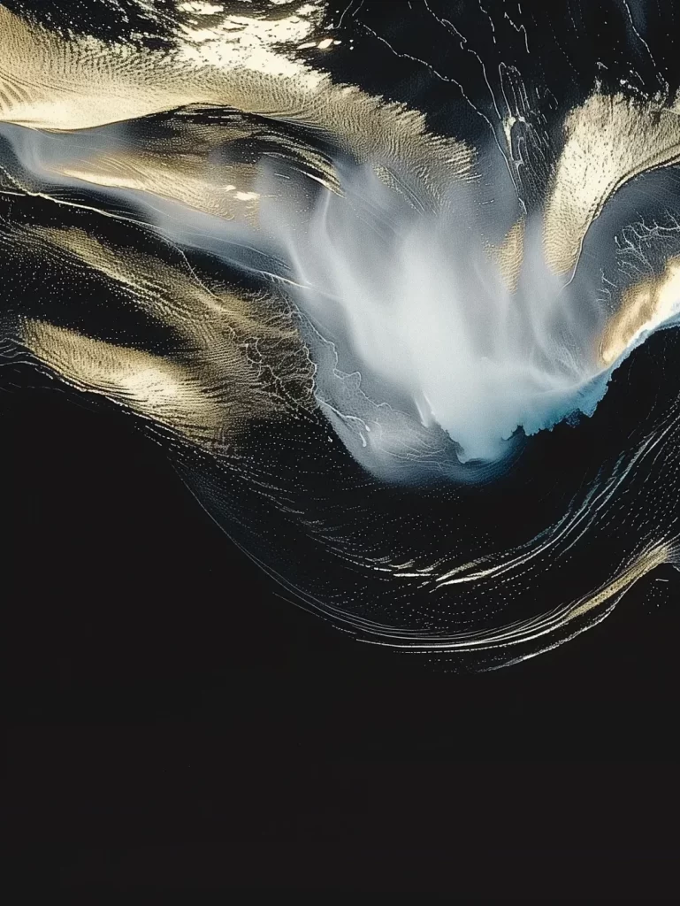 Black Swirl Soft Abstract Background