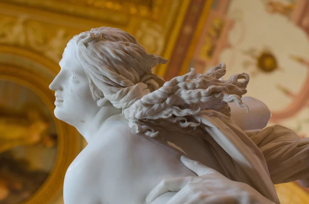 White Plaster Bust