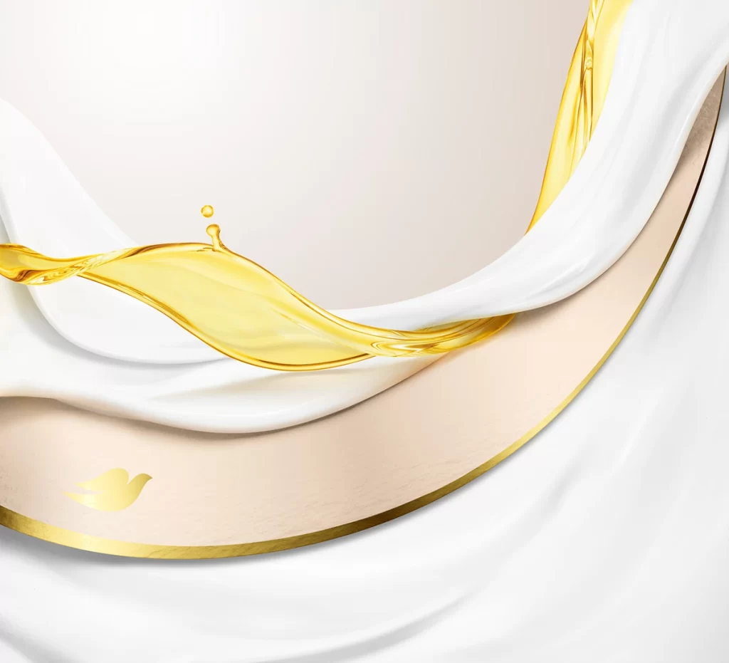 Gold Wave 3D Background