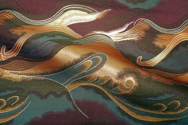 Gold Wave Abstract Background