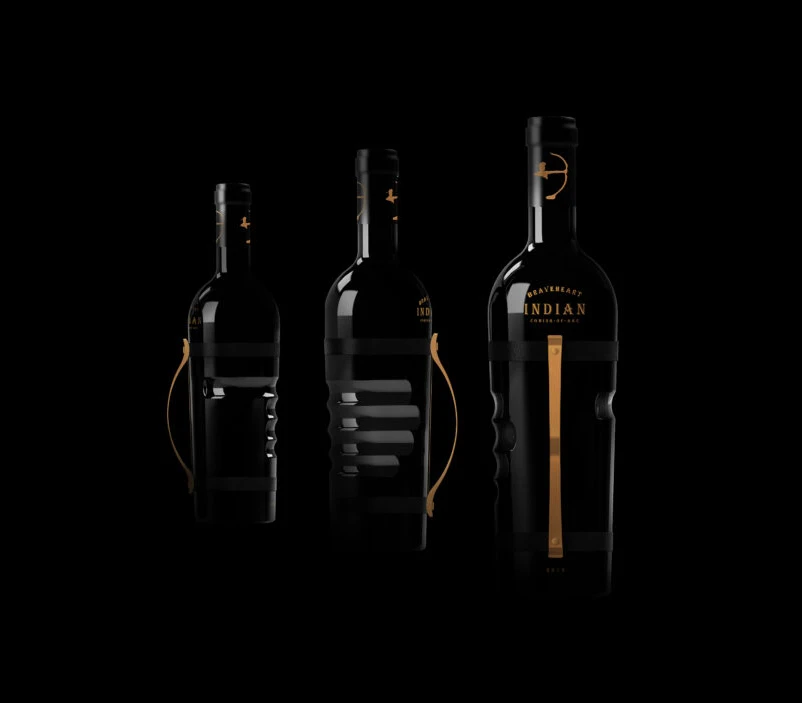 Graveheart Indian Wine Bottle