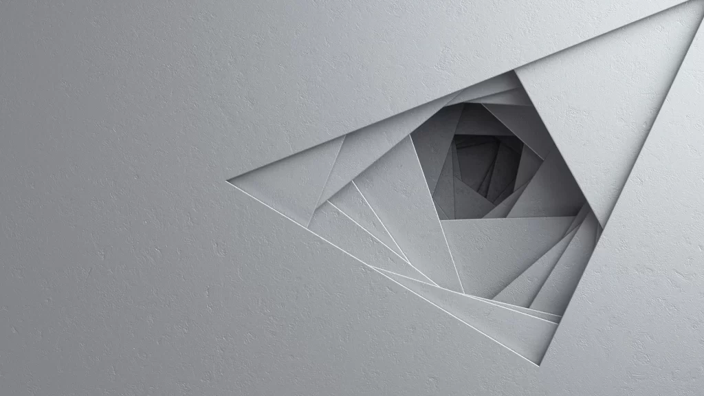 Gray Blur Geometric Background