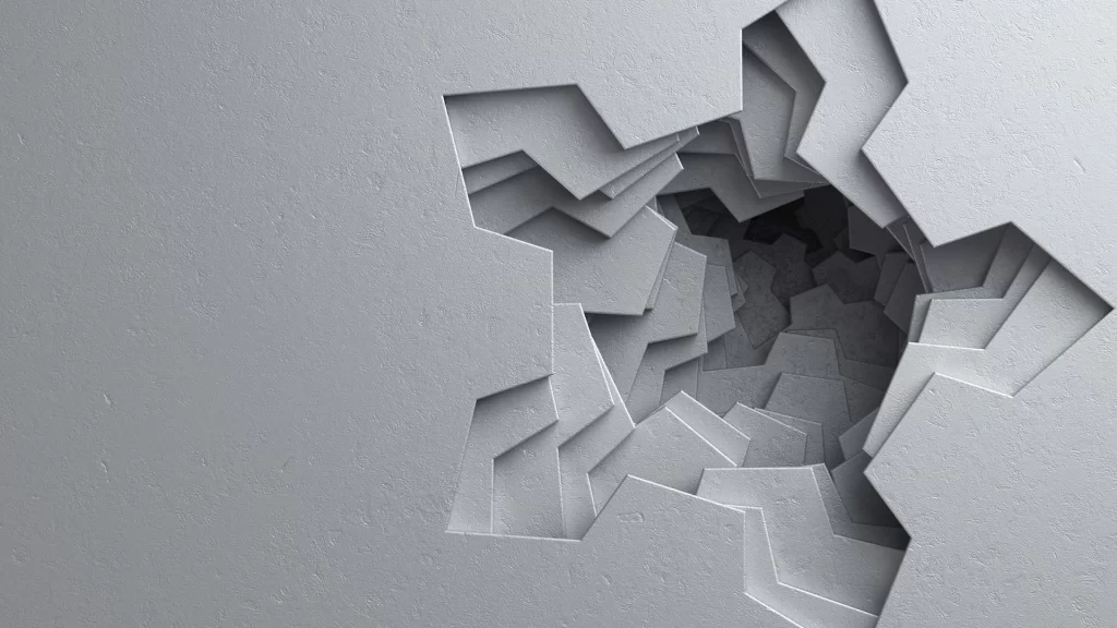 Gray Glow 3D Background