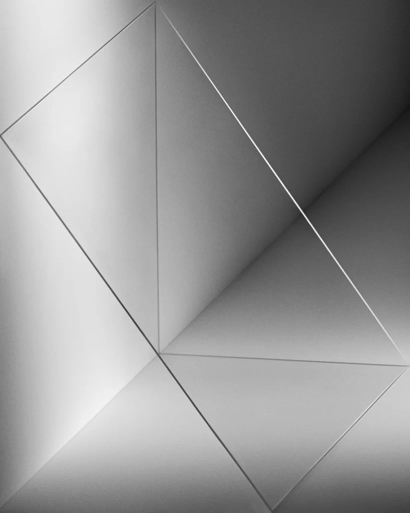 Gray Grid Geometric Background