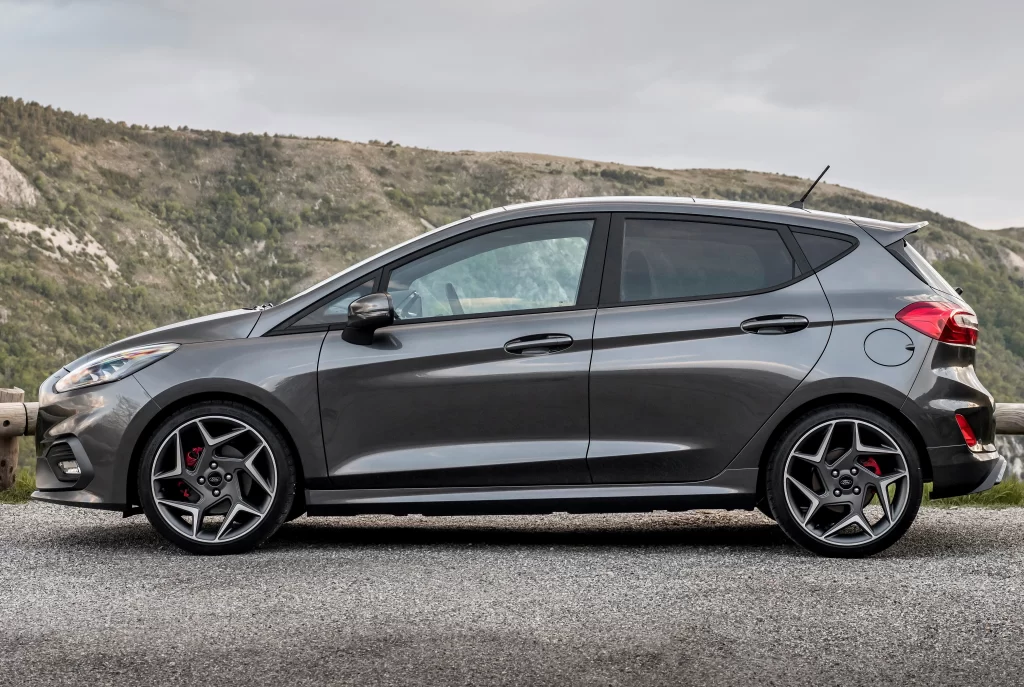 Gray Hatchback Nature View