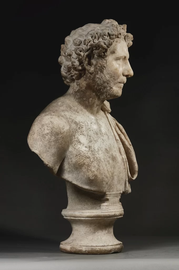 Beige Marble Bust