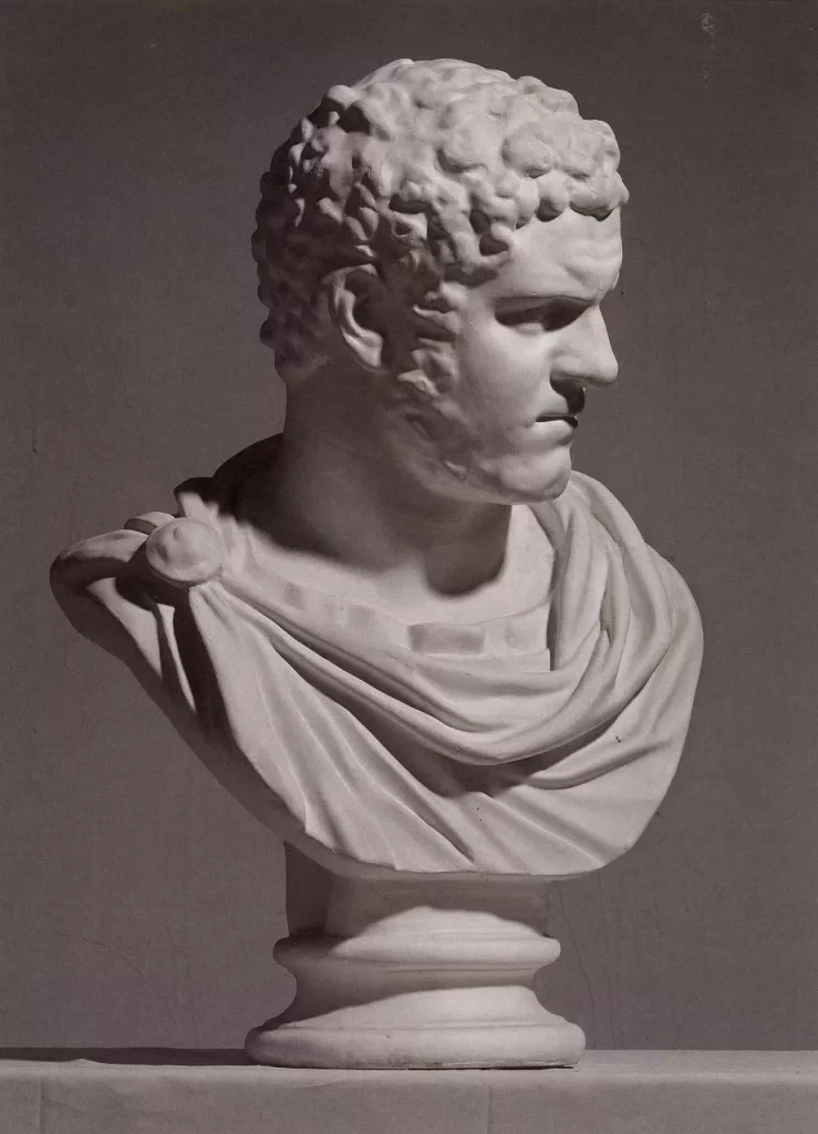 White Plaster Bust