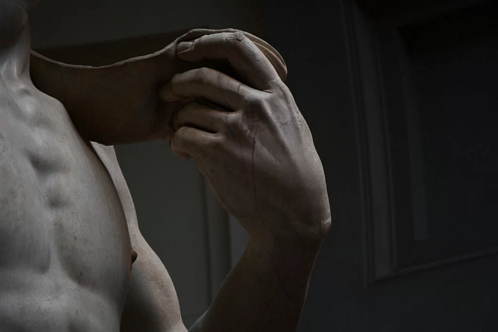 White Marble Statue