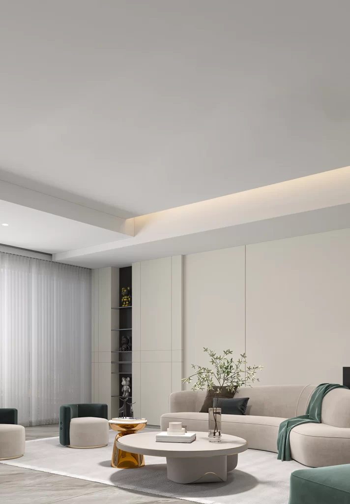 Beige Curve 3D Smooth
