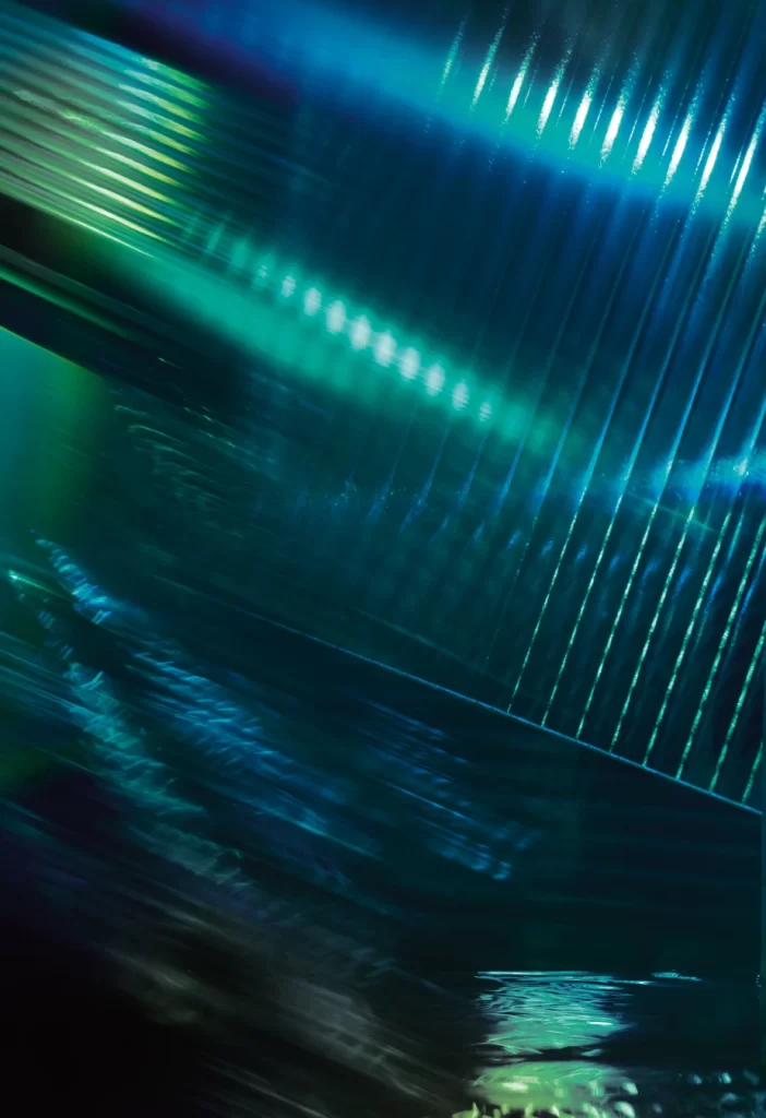 Cyan Gradient Line Abstract Background