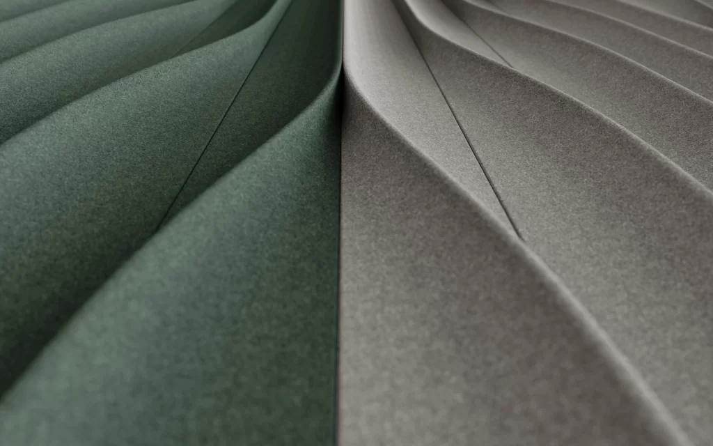 Green Abstract Wave Gradient Background