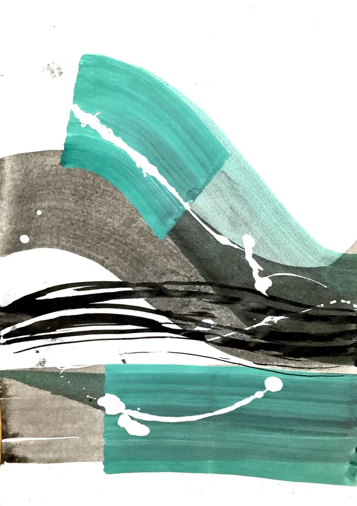 White Flow Minimal Background
