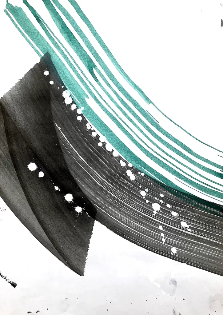 White Stripe Flow Background