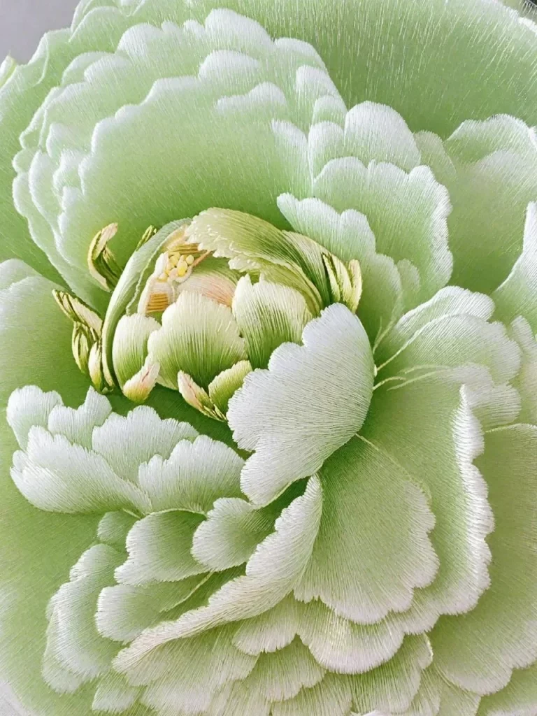 Green White Flower Bloom