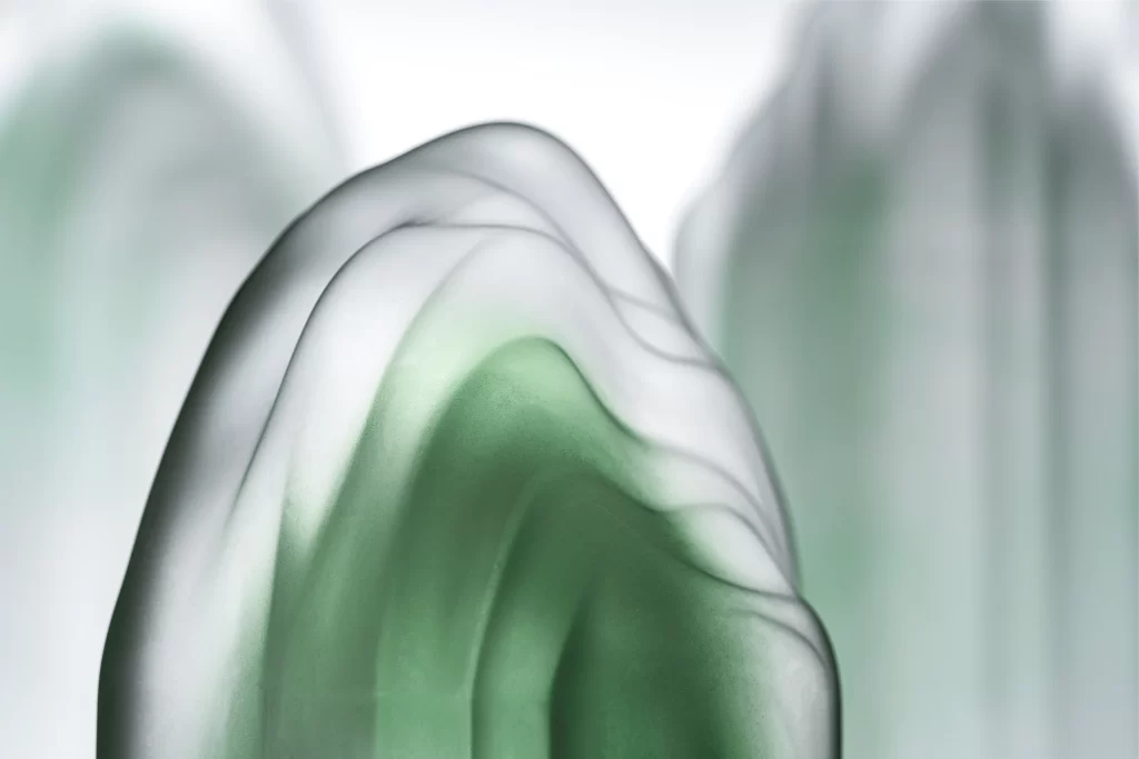 Green Flow 3D Background