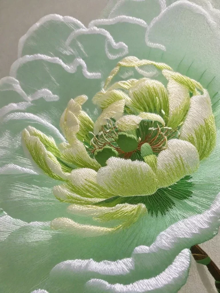 Green Flower Background
