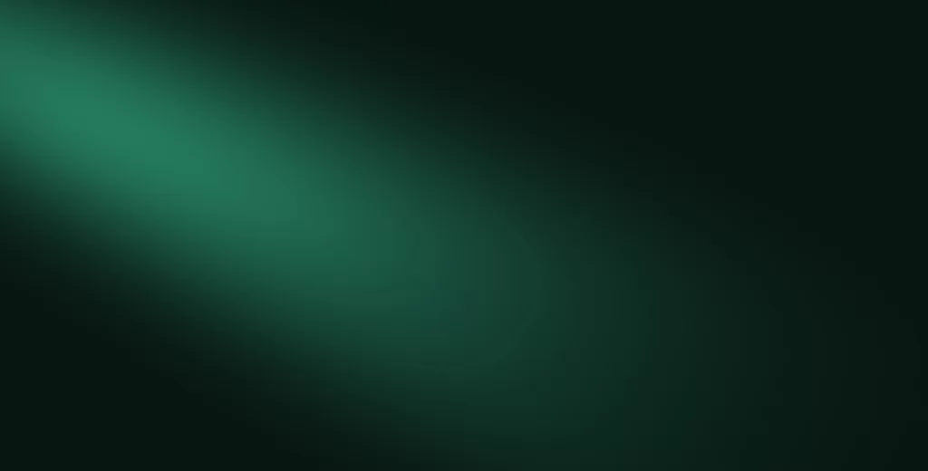 Green Light Dark Background