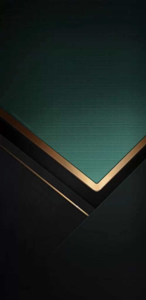Green Line Geometric Background