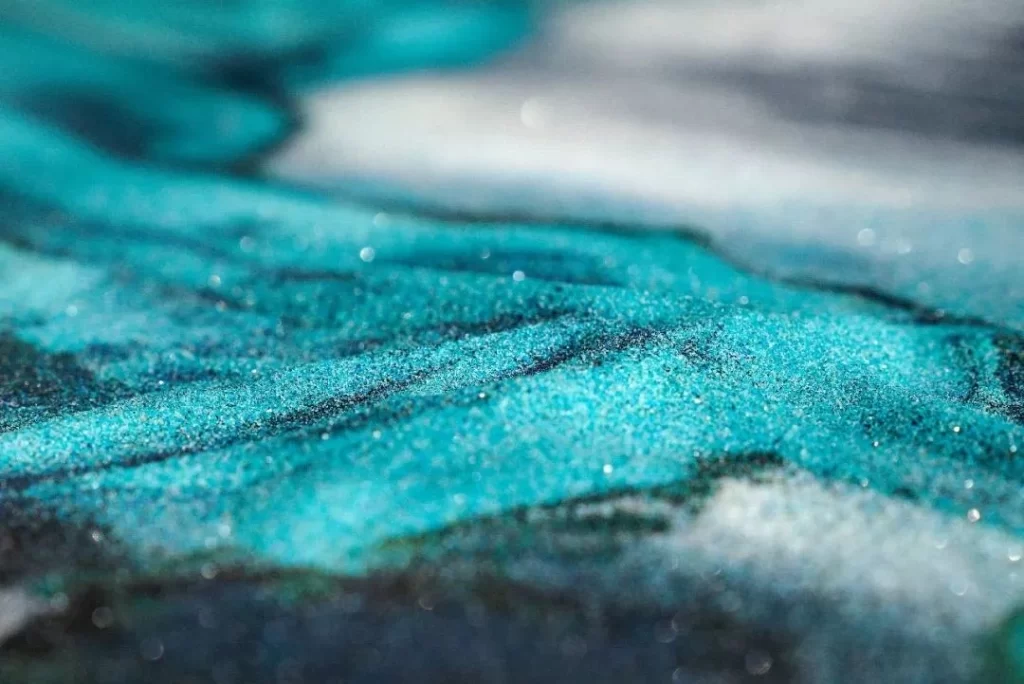 Cyan Liquid Background