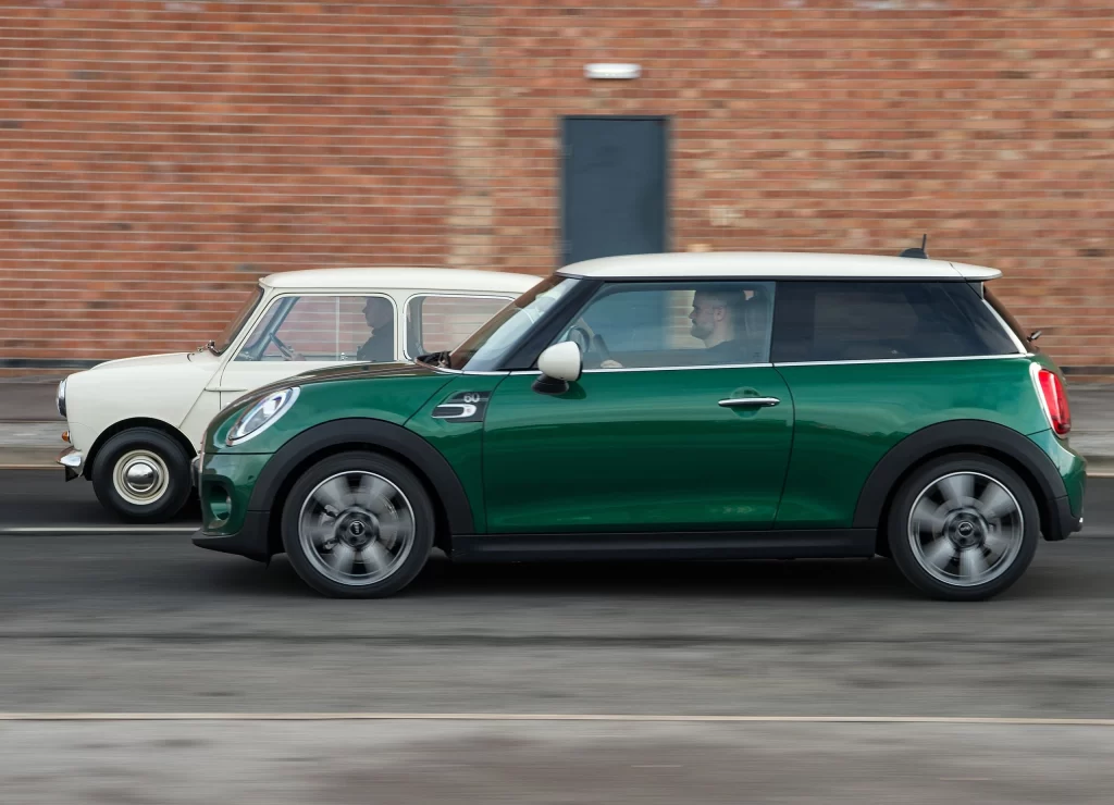 Green Mini Hatchback Motion View