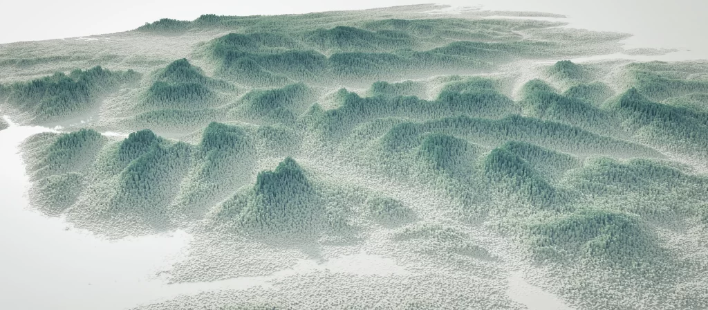 Green Mountain 3D Background